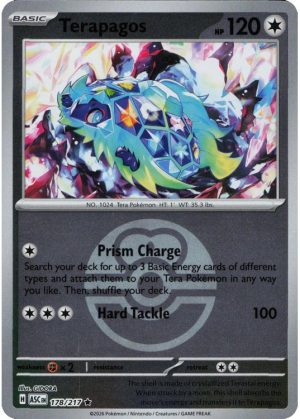 Terapagos - 178/217 - Reverse (Poke Ball)