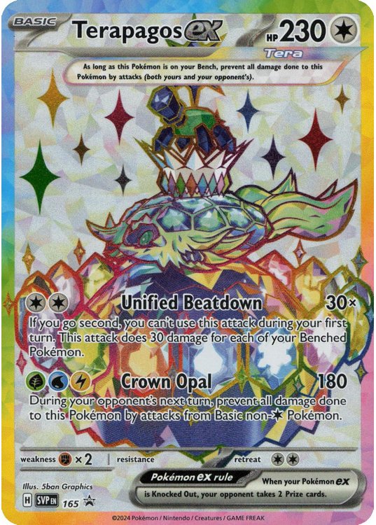 Terapagos ex - SVP165 - Pokemon Scarlet & Violet promo