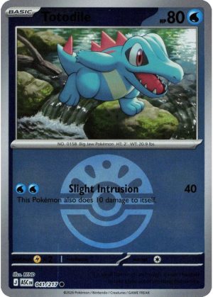 Totodile - 041/217 - Reverse (Poke Ball)