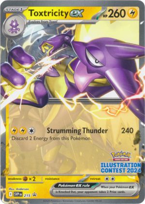 Toxtricity ex - SVP215 - Pokemon Scarlet & Violet promo