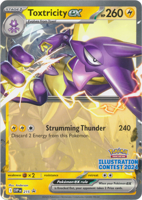 Toxtricity ex - SVP215 - Pokemon Scarlet & Violet promo
