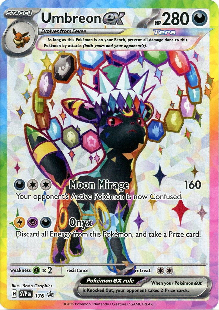 Umbreon ex - SVP176 - Pokemon Scarlet & Violet promo
