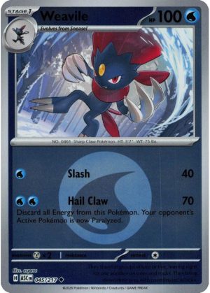 Weavile - 045/217 - Reverse (Energy Symbol)