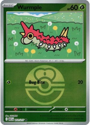 Wurmple - 011/217 - Reverse (Poke Ball)