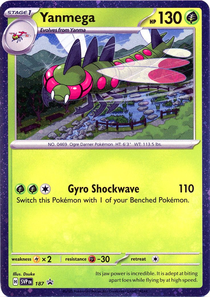 Yanmega - SVP187 - Pokemon Scarlet & Violet promo