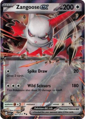 Zangoose ex - 167/217