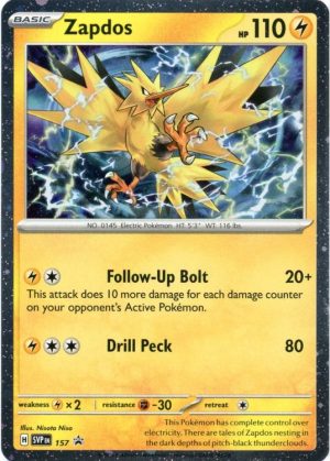 Zapdos - SVP157 - Pokemon Scarlet & Violet promo