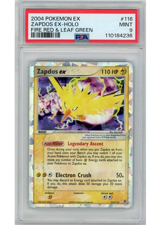 Zapdos ex – 116/112 – PSA 9