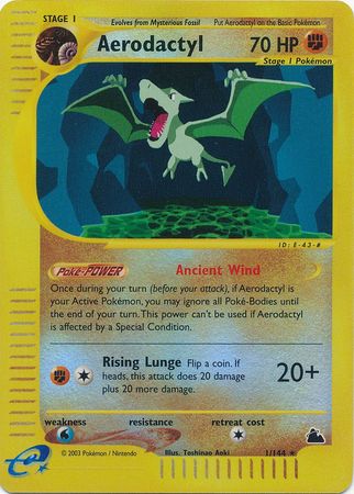 Aerodactyl - 1/144 - Reverse