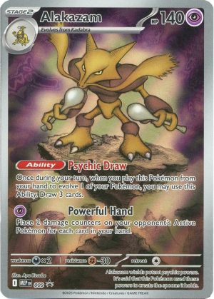 Alakazam - MEP009 - Pokemon Mega Evolution promo