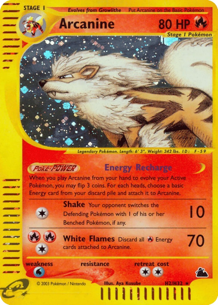 Arcanine - H2/H32 (Holo)