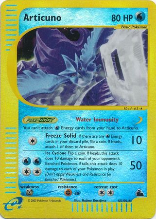 Articuno - 4/144 - Reverse