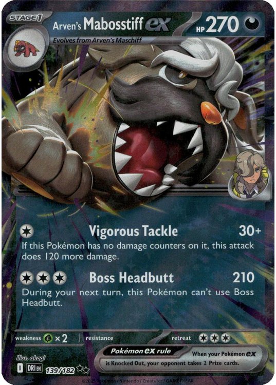Arven's Mabosstiff ex - 139/182