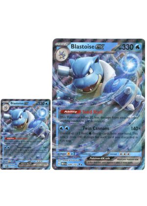 Blastoise ex – 009/165 – JUMBOkort