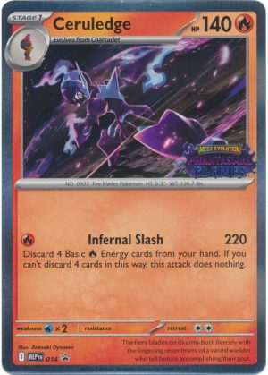 Ceruledge - MEP014 (Prerelease) - Pokemon Mega Evolution promo