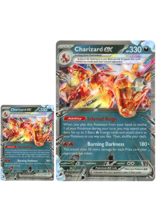 Charizard ex – SVP196 (3D effekt) – JUMBOkort