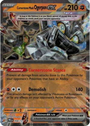 Cornerstone Mask Ogerpon ex - 058/131