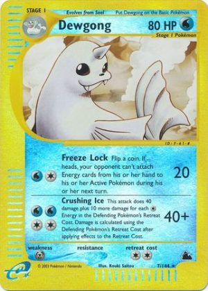 Dewgong - 7/144 - Reverse