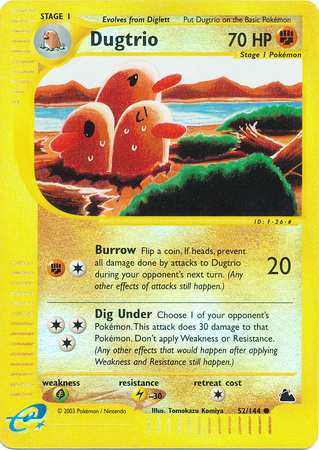 Dugtrio - 52/144 - Reverse