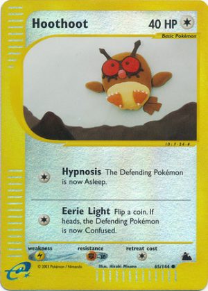 Hoothoot - 65/144 - Reverse