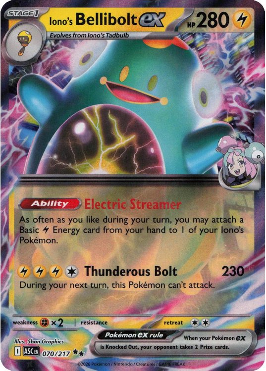 Iono’s Bellibolt ex – 070/217