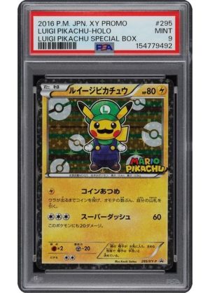Luigi Pikachu 295/XY-P PSA 9