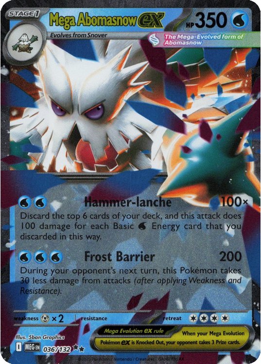 Mega Abomasnow ex - 036/132