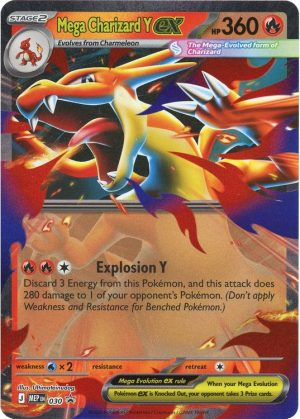 Mega Charizard Y ex - MEP030 - Pokemon Mega Evolution promo