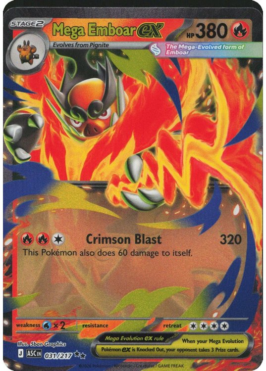 Mega Emboar ex – 031/217