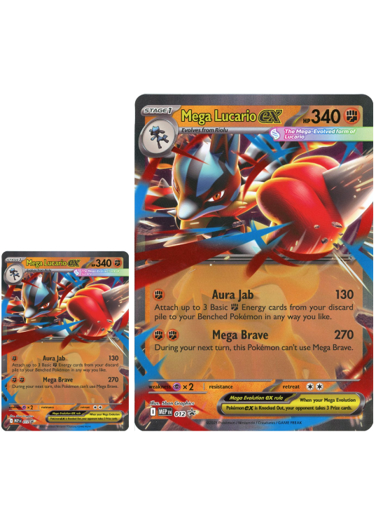 Mega Lucario ex - MEP012 - JUMBOkort