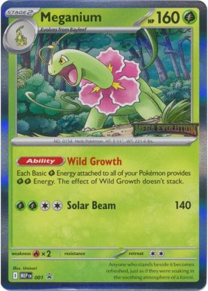 Meganium - MEP001 (Prerelease) - Pokemon Mega Evolution promo
