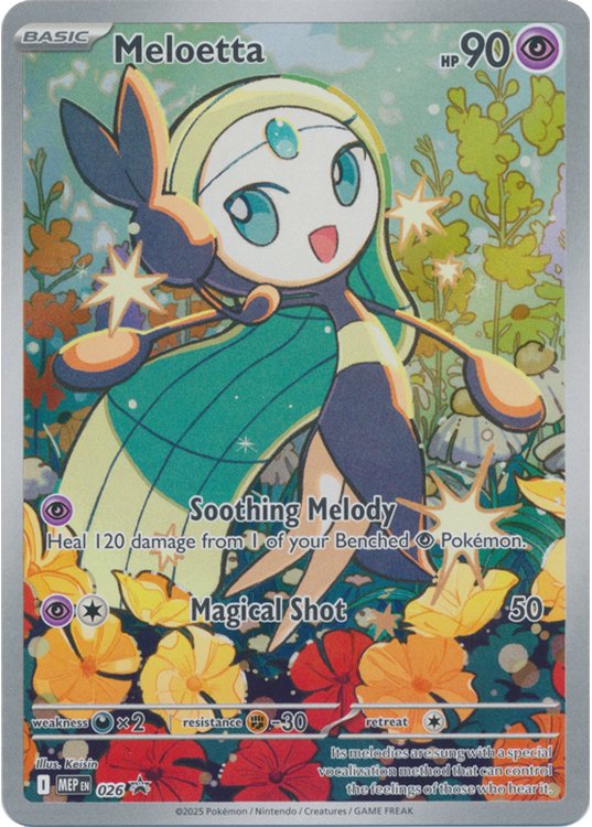 Meloetta - MEP026 - Pokemon Mega Evolution promo