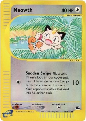 Meowth - 78/144 - Reverse