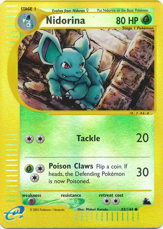 Nidorina - 83/144 - Reverse