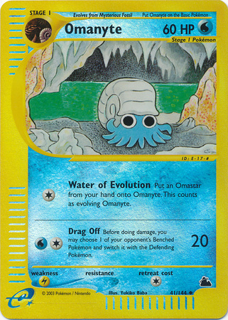 Omanyte - 41/144 - Reverse