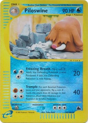 Piloswine - 24/144 - Reverse