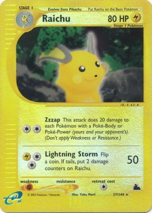 Raichu - 27/144 - Reverse
