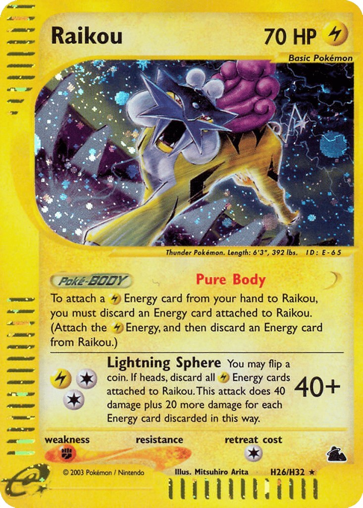 Raikou - H26/H32 (Holo)