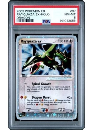 Rayquaza ex 97/97 PSA 8