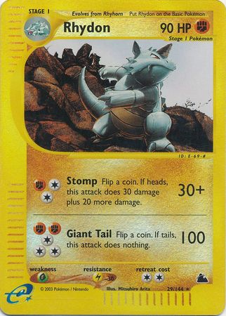 Rhydon - 29/144 - Reverse