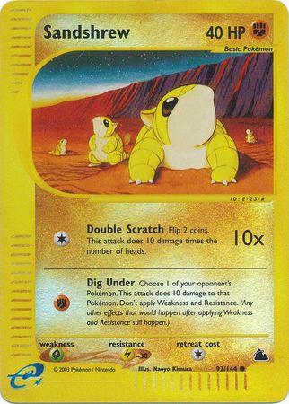 Sandshrew - 92/144 - Reverse