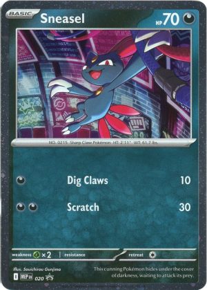 Sneasel - MEP020 - Pokemon Mega Evolution promo