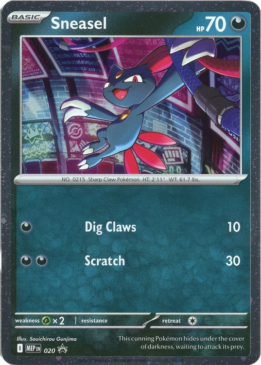Sneasel - MEP020 - Pokemon Mega Evolution promo