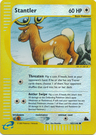 Stantler - 102/144 - Reverse