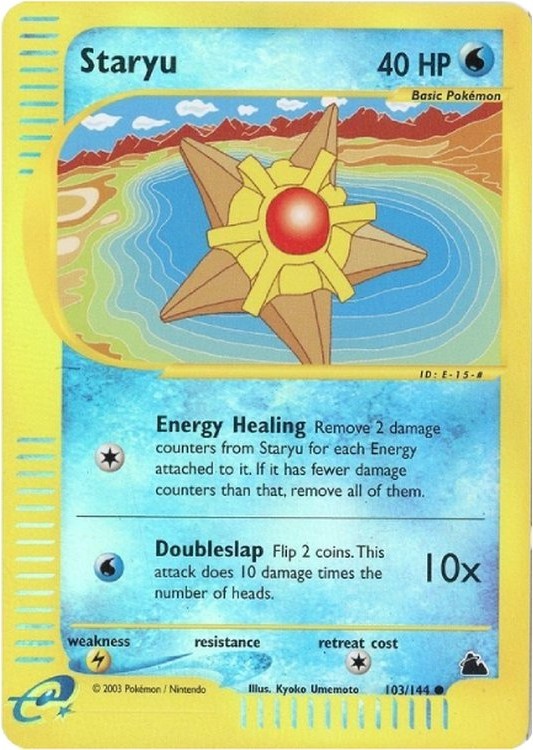 Staryu - 103/144 - Reverse