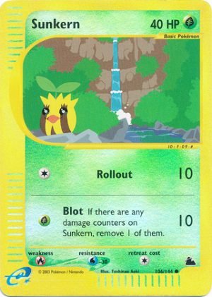 Sunkern - 106/144 - Reverse