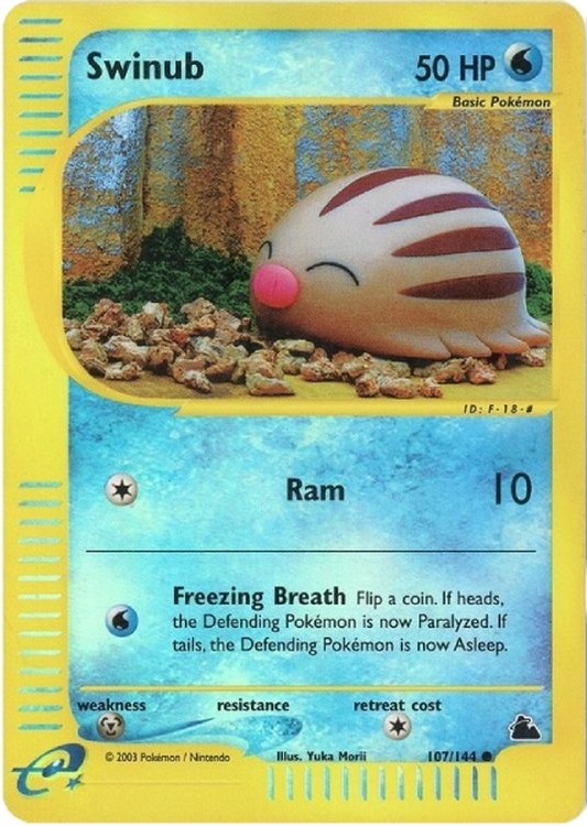 Swinub - 107/144 - Reverse