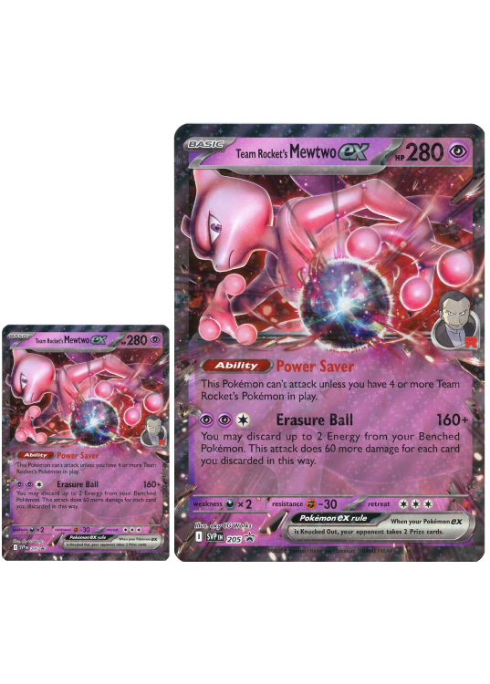 Team Rocket’s Mewtwo ex – SVP205 – JUMBOkort