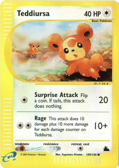 Teddiursa - 109/144 - Reverse