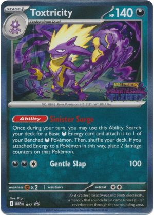 Toxtricity - MEP017 (Prerelease) - Pokemon Mega Evolution promo